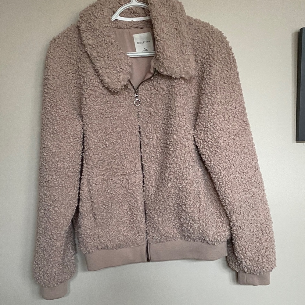 Gentle Fawn Teddy Jacket in Cream